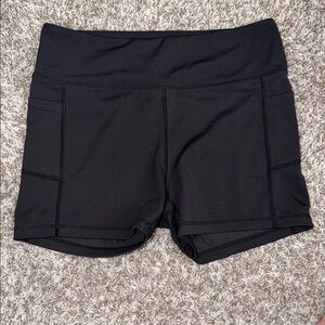 ZYIA Black Women's Bike Shorts